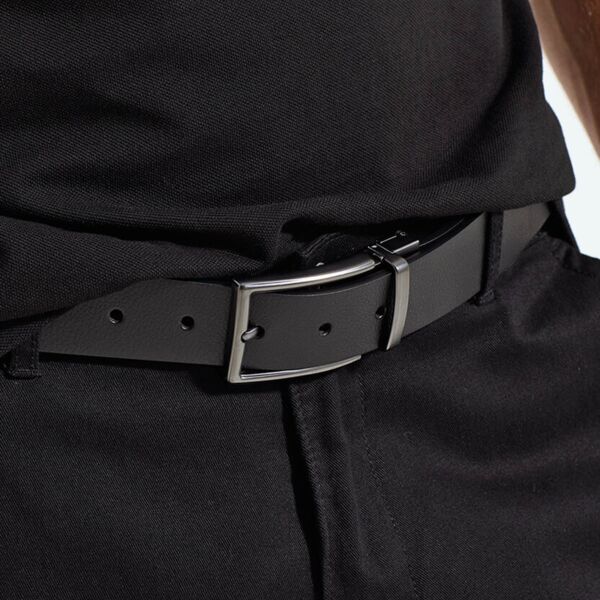 Men's two-way leather belt Thumbnail