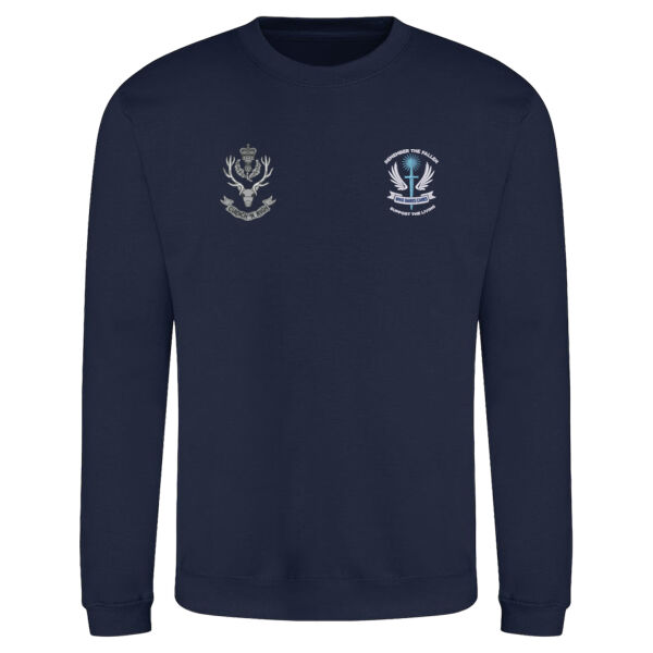 Who Dares Cares Queens Own Highlanders Sweatshirt Thumbnail