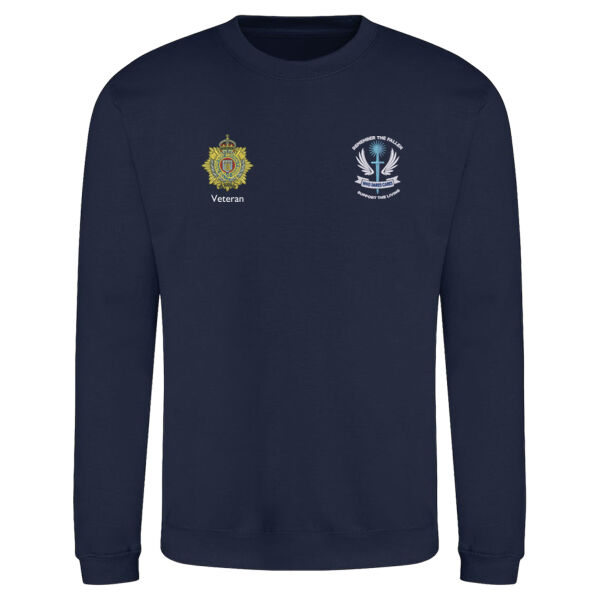 Who Dares Cares Royal Logistics Veteran Sweatshirt Thumbnail