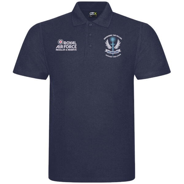 Who Dares Cares RAF Polo Shirt Thumbnail