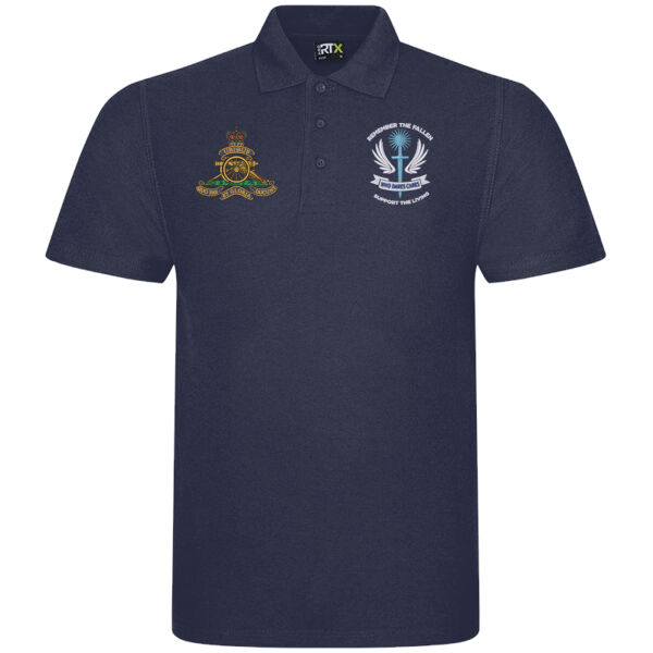 Who Dares Cares Royal Artillery Polo Shirt Thumbnail