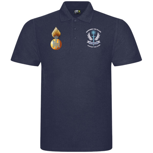 Who Dares Cares Royal Highland Fusiliers Polo Shirt Thumbnail