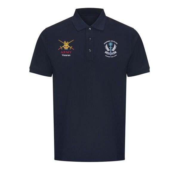 Who Dares Cares British Army Pro Wicking Polo Shirt Thumbnail