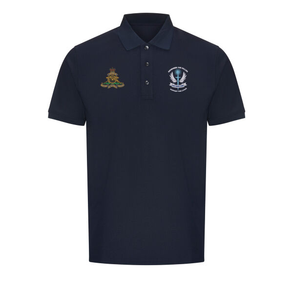 Who Dares Cares Royal Artillery Pro Wicking Polo Shirt Thumbnail