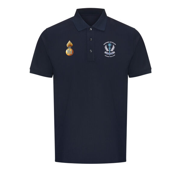 Who Dares Cares Royal Highland Fusiliers Pro Wicking Polo Shirt Thumbnail