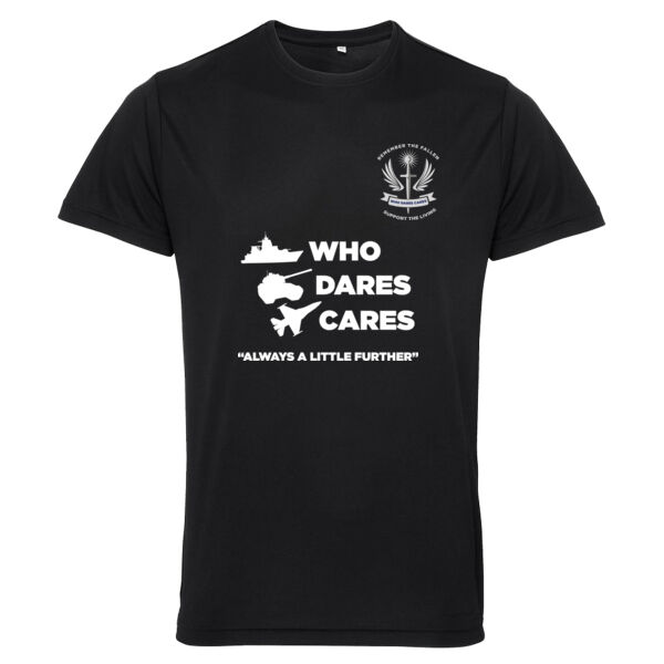 Who Dares Cares Performance T-Shirt Thumbnail