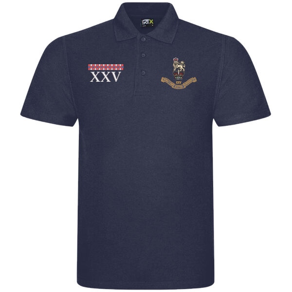 Who Dares Cares Kings XXV Dice Lion KOSB Polo Shirt Thumbnail