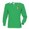 Long Sleeve Plain Rugby Shirt Thumbnail