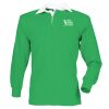 Long Sleeve Plain Rugby Shirt Thumbnail